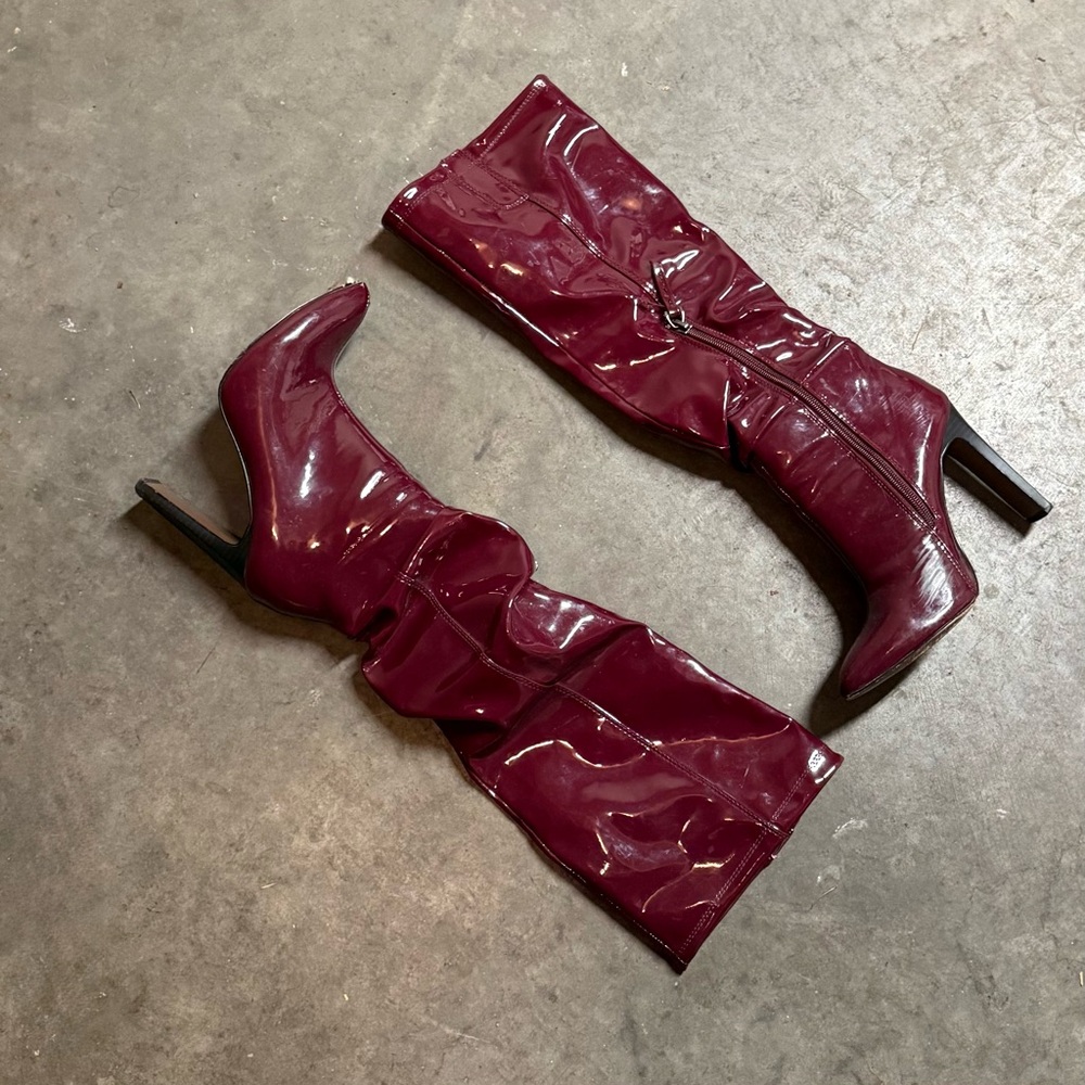 Sexy leather boots